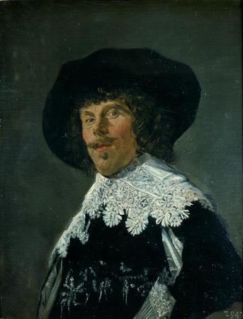 A Man ca 1633 by Frans Hals 1581-1666  Staatliche Kunstsammlungen Dresden Gal Nr1359